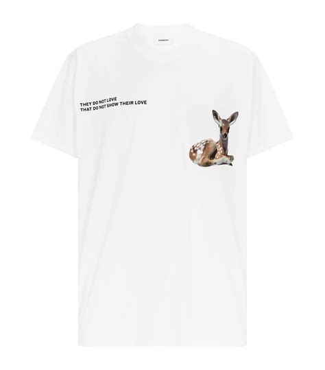 burberry deer t shirt|burberry t shirts for men.